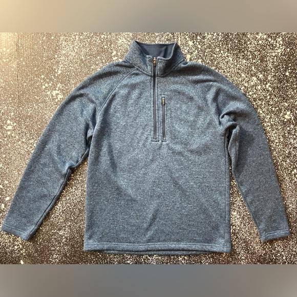 Eddie Bauer 1/4 Zip Pulliover Sweatshirt (Blue) Size Large - Picture 1 of 3